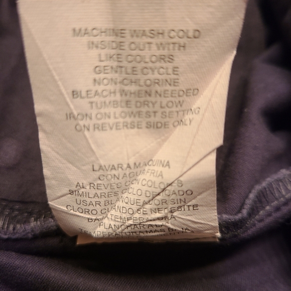 Democracy Black Chevron Patterned Freedom Jegging Jean Size 8 - Picture 7 of 7